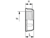 Agrotop Verschlusskappe G 1/4" IG (BSP) H 7,5 mm L 10,5 mm, 15456