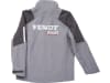 Fendt Softshelljacke "Profi" für Kinder blassgrau; nachtgrau, reflektierendes Fendt Profi-Logo auf Brust und Rücken