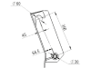 Düvelsdorf Anschweißplatte für Hauer N (1.060 mm), 5110135