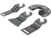 EINHELL Multifunktionswerkzeug-Zubehör Multi-Tool-Set Ho,Ku 4tlg.  