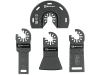 EINHELL Multifunktionswerkzeug-Zubehör Multi-Tool-Set Ho,Ku 4tlg.  