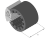 Herth + Buss Abstandhalter "Clipfixbasic" Ø innen 17 x 30 mm, 50 230 318