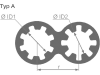 Herth + Buss Abstandhalter "Clipfixtwins" Ø innen 22,5; 22,5 x 25 mm, 50 230 817