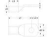 Herth + Buss Rohrkabelschuh 1,5 mm², Ø 6,4 mm, verzinnt; unisoliert, 50 251 616