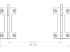 Düvelsdorf Anschraubplatte D-Lock; Schäffer hydraulisch 42 mm (860 mm), 2 St., 5120020