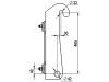 Düvelsdorf Anschraubplatte D-Lock; D-Lock S für Radlader Volvo L20 – 25, 2 St., 5120120