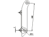 Düvelsdorf Anschraubplatte D-Lock für Radlader Terex TL 80 – 120, 2 St., 5120260