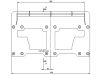 Düvelsdorf Anschraubplatte D-Lock; D-Lock S; Striegel Platte, 2 St., 5120360