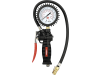 Airpress Reifenfüllprüfer, 0 bis 12 bar, 1/4" AG, vertikales Manometer, doppelte Skala (bar/psi), Gummischutz, ohne Druckluftstecker, 42078