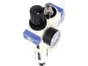 Airpress Wartungseinheit 1/4" AG, Ansaugleistung 1.300 l/min, vertikales Manometer, doppelte Skala (Bar/PSI), 45200011