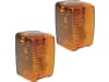 Herth + Buss Blinkleuchte quadratisch, links/rechts, 58,5 x 88 x 56,2 mm, Anbau; seitlich