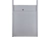 KERBL Hühnerklappe "Easy Protect" 28,5 x 25 cm Komplettset inkl. Steuerung und Führungsschienen für Geflügelställe, grau, 70590