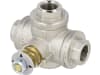 BAUER Dreiwegehahn 3/8" IG (hier), T-Bohrung, für Abschaltventil Regenmaschine Rainstar A1, A2, 0620392