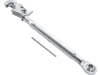 Oberlenker Kat. 3 extra schwer 620 – 940 mm, mit Fanghaken und Kugelgelenk, M 36 x 3, Hülse verzinkt