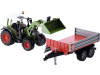 Bruder® Modell "Fendt Traktor 211 Vario" mit Frontlader und Bordwandanhänger 1:16, 02182