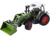 Bruder® Modell "Fendt Traktor 211 Vario" mit Frontlader und Bordwandanhänger 1:16, 02182