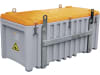 Cemo Werkzeugbox "CEMbox" 750 l 170 x 80 x 86 cm, mit Kranösen und Krangestell, PE (Polyethylen), grau; orange, 10337