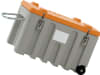 Cemo Werkzeugtrolley "CEMbox" 150 l 80 x 53 x 60 cm, PE (Polyethylen), grau; orange, 10331