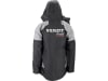 Fendt Outdoorjacke "Profi 2-in-1" für Herren schwarz; blassgrau, reflektierendes Fendt Profi-Logo auf Brust und Rücken