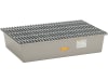Cemo Auffangwanne 220 l, B x H x T: 128 x 29 x 85 cm, GFK (glasfaserverstärkter Kunststoff), mit GFK-Gitterrost, ohne Zulassung, 10391