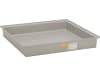 Cemo Auffangwanne 220 l, B x H x T: 128 x 18 x 128 cm, GFK (glasfaserverstärkter Kunststoff), ohne Gitterrost, mit Zulassung, 6884