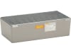 Cemo Auffangwanne 65 l, B x H x T: 82 x 24 x 42 cm, GFK (glasfaserverstärkter Kunststoff), mit verzinktem Stahlgitterrost, mit Zulassung, 7717