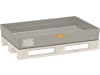 Cemo Auffangwanne 150 l, B x H x T: 120 x 16,5 x 80 cm, Paletten, ohne Befestigung, mit Zulassung, 5113