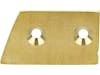 Posch® Platte Messing, rechts, für Gestell Brennholzsäge EasyCut 700, SmartCut 700, F210 5055