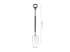 Fiskars Ergonomic™ Spatengabel   