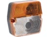 Blink- und Positionsleuchte „Rom II“ quadratisch, links/rechts, 100 x 94 x 42 mm, Befestigung Anbau