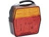 LED-Schlussleuchte "Rom IV" links/rechts, 12 V, 6-eckig, Schluss-, Brems-, Blink-, Standlicht, Anschluss 4-polig, S1