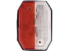 Positionsleuchte quadratisch, weiß; rot, 42 x 65 x 30 mm, ohne Haltewinkel