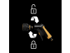 Fiskars Sprühpistole, 3 Funktionen, Fontregler        