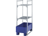 Cemo Regal "120" 82 x 131 x 45 cm 2 x Gitterrost, Stahl-Wanne, 11482
