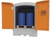 Cemo Gefahrstoffdepot "1100/1", für vier 200 Liter Fässer, 11551