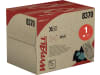 Putztuch "WypAll® X60 General Clean™" L x B 418 x 283 mm, blau, 1-lagig, 1 x Spenderbox á 200 Tücher, 8370