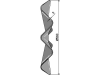 NIAUX 200 Eggenscheibe 560 x 5 mm, ZB Vierkant, 41 x 41 mm, gewölbt, gewellt, für universal, 31-456040