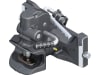 Rockinger Zugmaul "RO865D", automatisch ohne Sicherheitssensor, mit Adapterplatte, 312/22/30 mm, Fendt grau, Ø Bolzen 38 mm, für Traktor mit Anhängebock, RO865D1239D