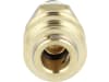 Druckluftmuffe G 3/8"-19 AG, Euro NW 7,2, Messing
