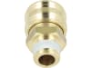 Druckluftmuffe G 3/8"-19 AG, Euro NW 7,2, Messing