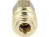 Druckluftmuffe G 3/8"-19 IG, Euro NW 7,2, Messing