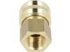 Druckluftmuffe G 3/8"-19 IG, Euro NW 7,2, Messing