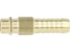Druckluftstecker Ø 9 mm, NW 7,2 mm, Messing, mit Schlauchtülle