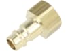 Druckluftstecker R 3/8" IG, NW 7,2 mm, Messing