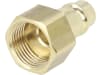 Druckluftstecker R 3/8" IG, NW 7,2 mm, Messing