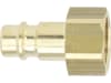Druckluftstecker R 3/8" IG, NW 7,2 mm, Messing