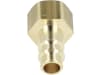 Druckluftstecker R 3/8" IG, NW 7,2 mm, Messing