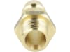 Druckluftstecker R 1/4" AG, NW 7,2 mm, Messing, Abdichtung durch PVC-Dichtring