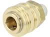 Druckluftmuffe G 1/4"-19 AG, Euro NW 7,2, Messing