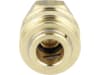 Druckluftmuffe G 1/4"-19 AG, Euro NW 7,2, Messing